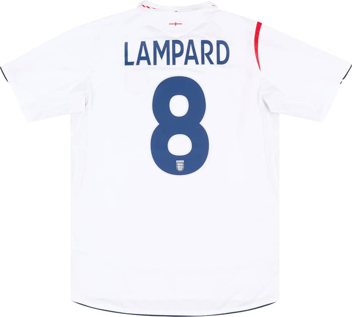 2005-07 England Home Shirt Lampard #8 - 6/10