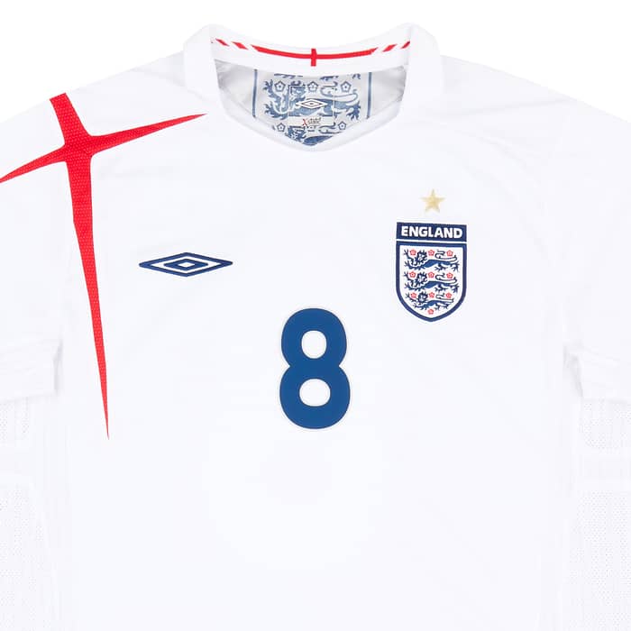 2005-07 England Home Shirt Lampard #8 - 8/10