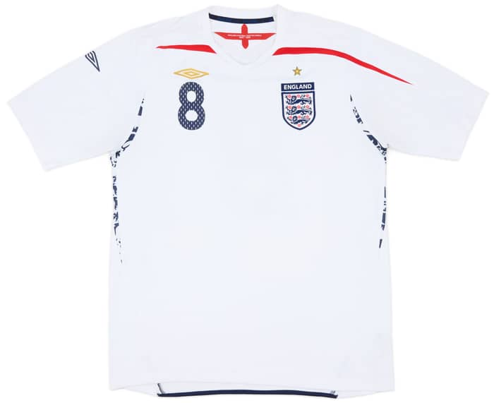 2007-09 England Home Shirt Lampard #8