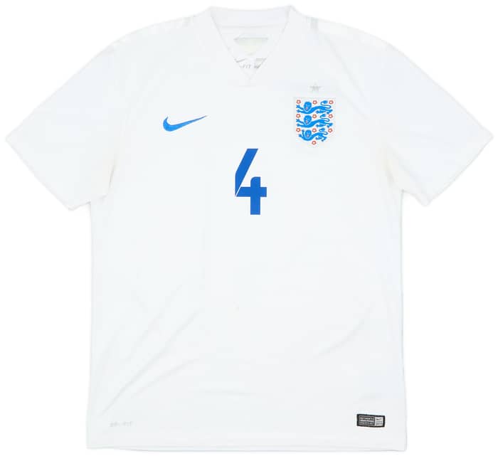 2014-15 England Home Shirt Gerrard #4