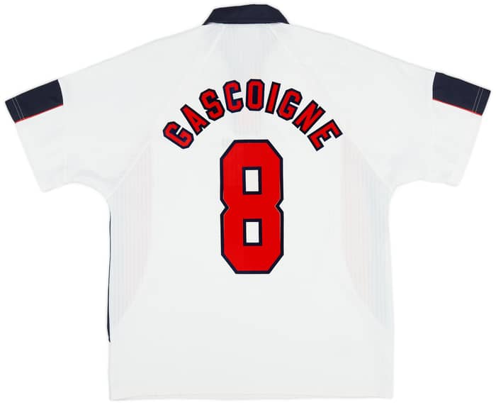 1997-99 England Home Shirt Gascoigne #8