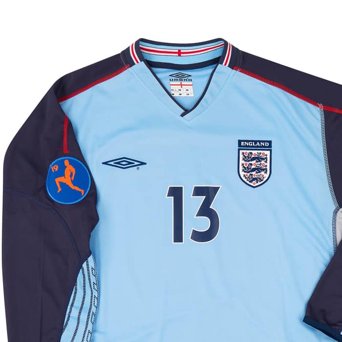 2003 England U-19 European Championship Match Issue GK Shirt #13 (Camp) v France