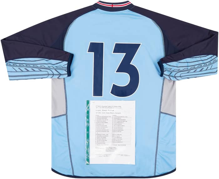 2003 England U-19 European Championship Match Issue GK Shirt #13 (Camp) v France