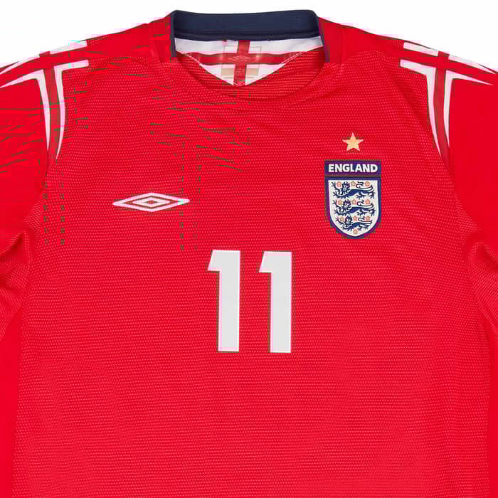 2004-06 England Away Shirt Lampard #11 - 6/10