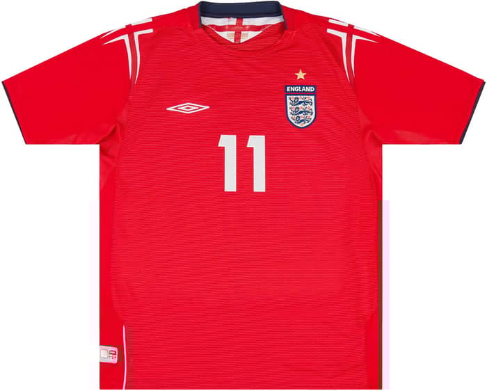 2004-06 England Away Shirt Lampard #11 - 9/10