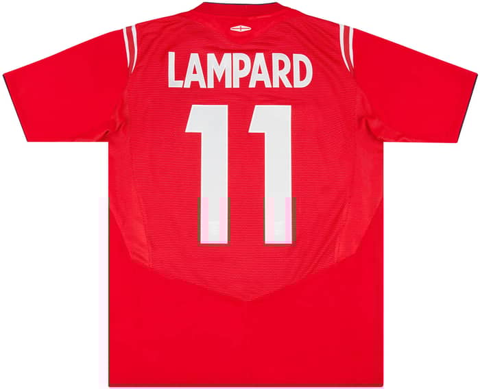 2004-06 England Away Shirt Lampard #11 - 9/10