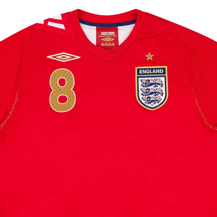 2006-08 England Away Shirt Lampard #8 - 8/10