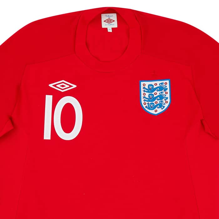 2010-11 England Away Shirt Rooney #10 - 6/10