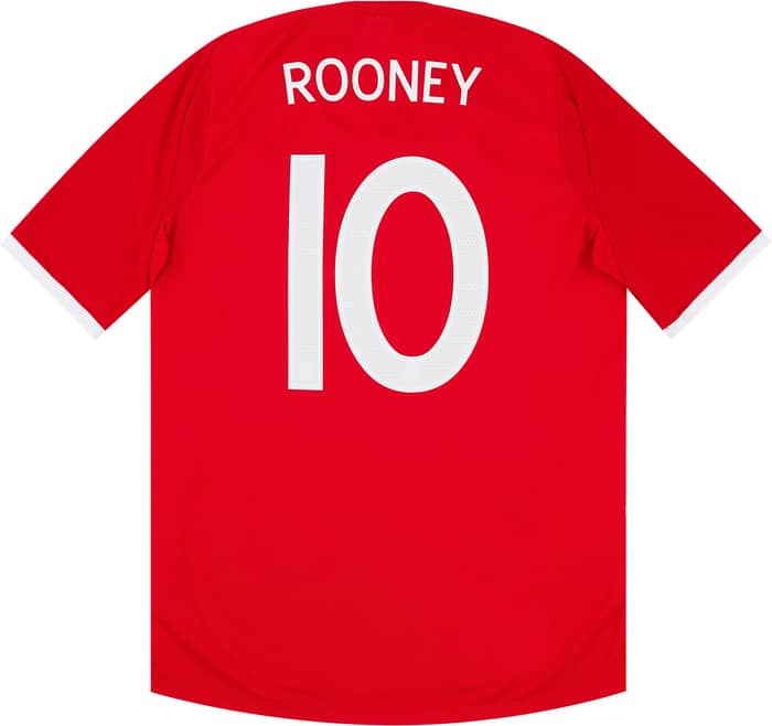 2010-11 England Away Shirt Rooney #10 - 6/10