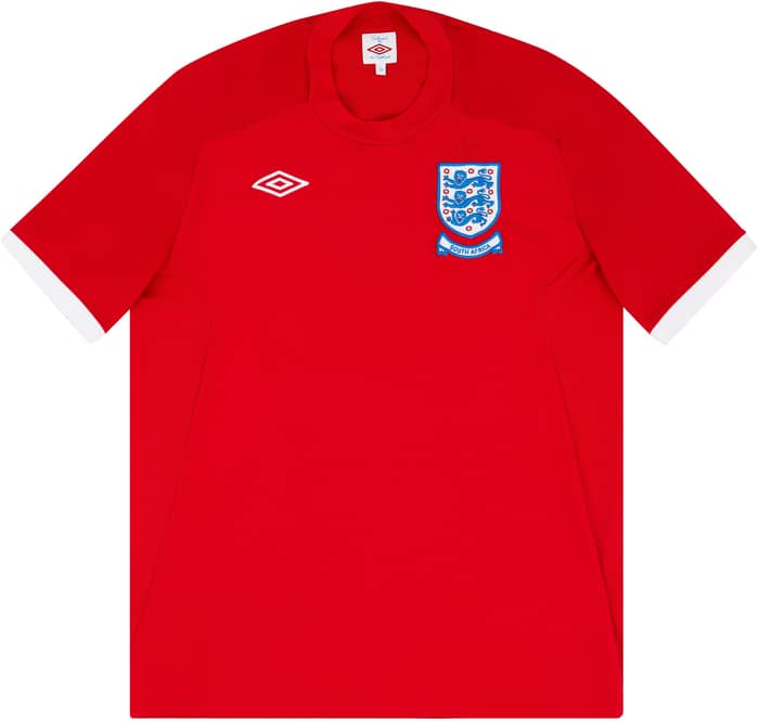 2010-11 England 'South Africa' Away Shirt - 8/10