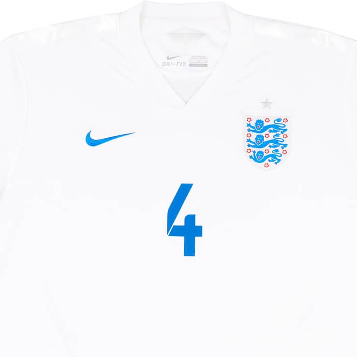 2014-15 England Home Shirt Gerrard #4 - 6/10 - (S)