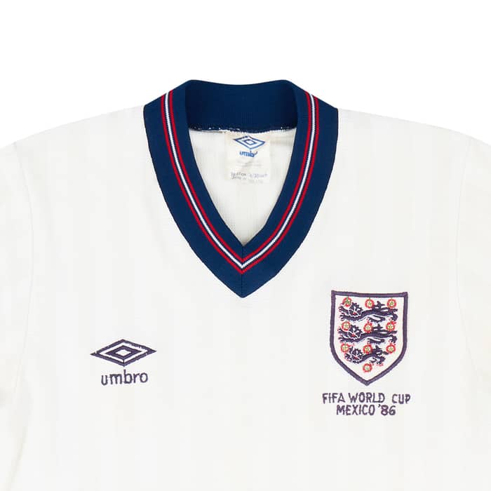 1986 England World Cup Home Shirt - 6/10 - (S)