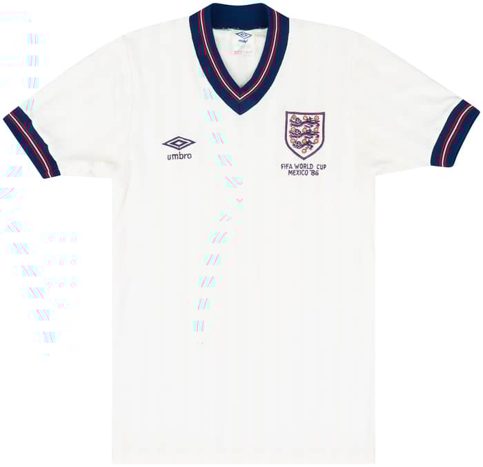 1986 England World Cup Home Shirt - 6/10 - (S)