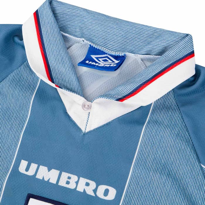 1996-97 England Away Shirt Gascoigne #8 - 8/10 - (XXL)