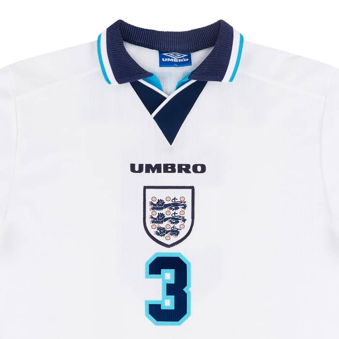 1995-97 England Home Shirt Pearce #3 - 8/10 - (XXL)