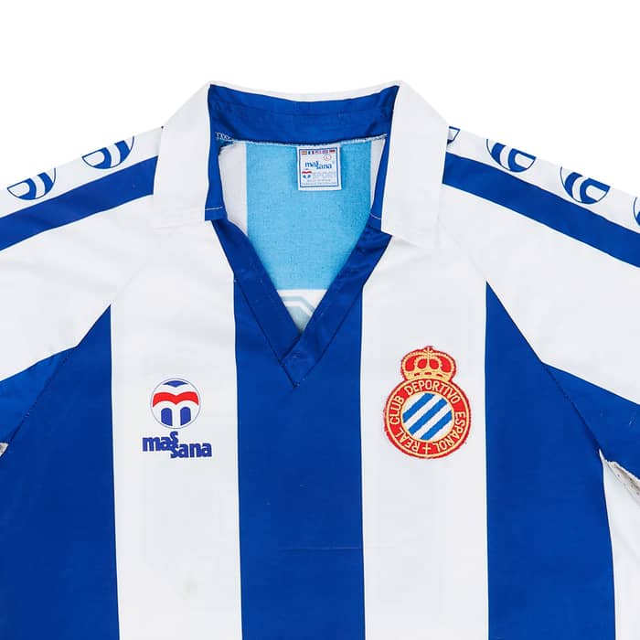 1984-89 Espanyol Match Issue Home Shirt #16