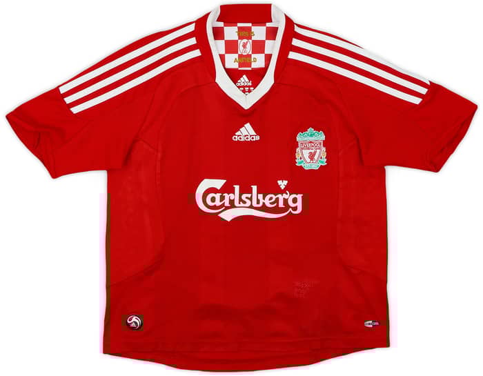 2008-10 Liverpool Home Shirt Torres #9 - 7/10 - (S.Boys)