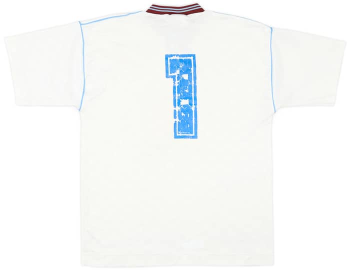 1990-91 West Ham Away Shirt #1 - 7/10 - (S)
