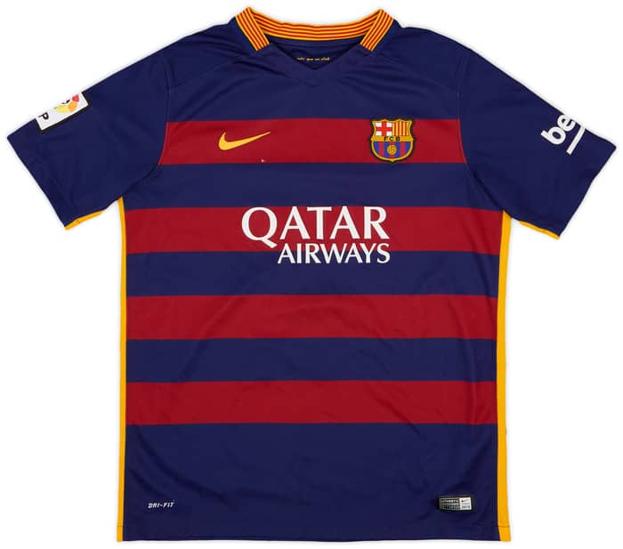 2015-16 Barcelona Home Shirt - 6/10 - (XL.Boys)