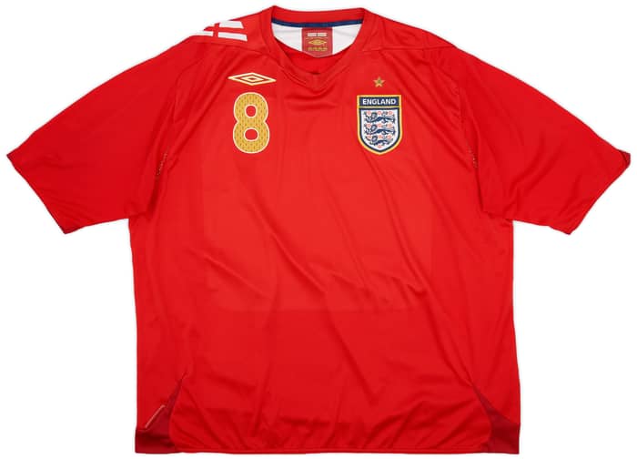 2006-08 England Away Shirt Lampard #8 - 7/10 - (3XL)