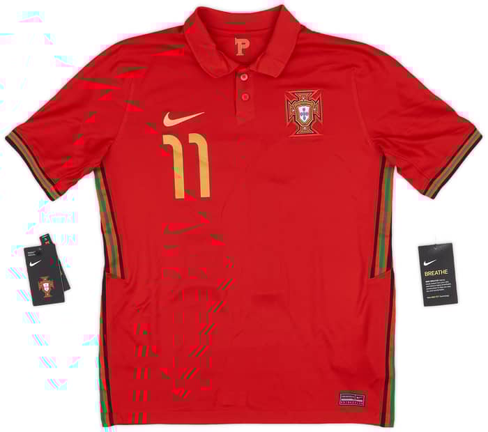 2020-21 Portugal Home Shirt B.Fernandes #11 (XL.Boys)