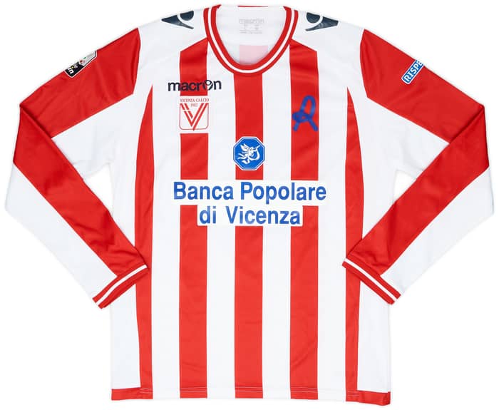 2012-13 Vicenza Match Issue Home Shirt Martinelli #5