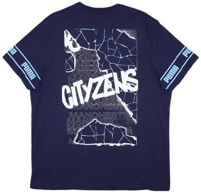 2019-20 Manchester City Puma Cotton Tee - 8/10 - (XXL)
