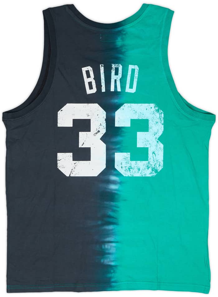 2021-22 Boston Celtics Bird #33 Mitchell & Ness Hardwood Classics Sleeveless Tee (L)