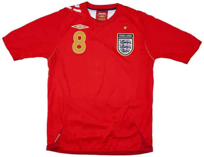 2006-08 England Away Shirt Lampard #8 - 9/10 - (S)