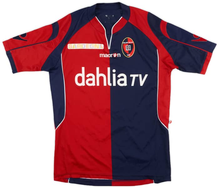 2009-10 Cagliari Home Shirt #2 - 7/10 - (S)