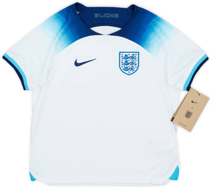 2022-23 England Home Shirt Evie #9 (4-5 Years)