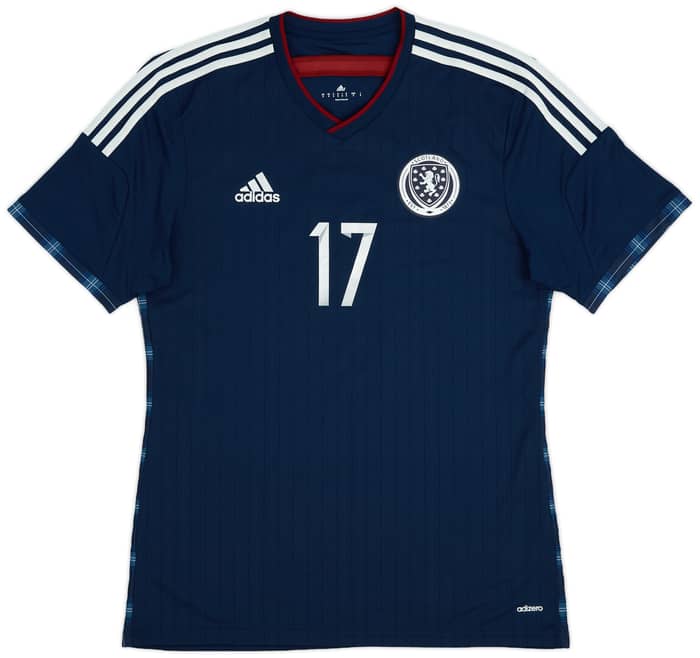 2014-15 Scotland Home Shirt #17 - 9/10 - (M)