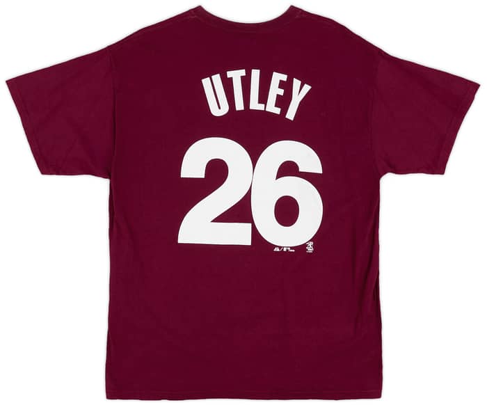 2009 Philadelphia Phillies Utley #26 Majestic Tee - 6/10 - (L)