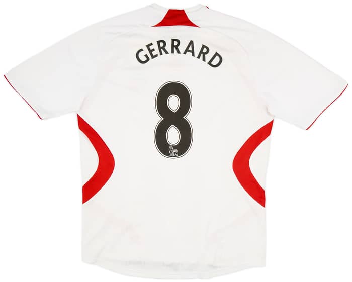 2007-08 Liverpool Away Shirt Gerrard #8 - 5/10 - (L)
