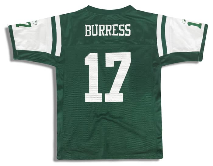 2011 New York Jets Burress #17 Reebok On Field Jersey (Home) Y