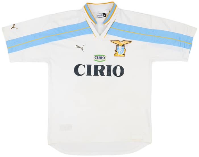 1999-00 Lazio Centenary Home Shirt Simeone #14 - 6/10 - (M)