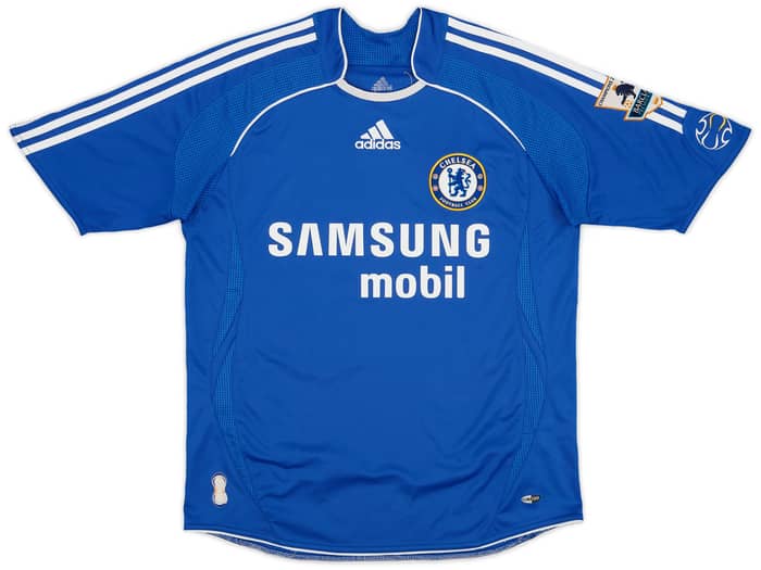 2006-08 Chelsea Home Shirt Kalou #21 - 5/10 - (L.Boys)