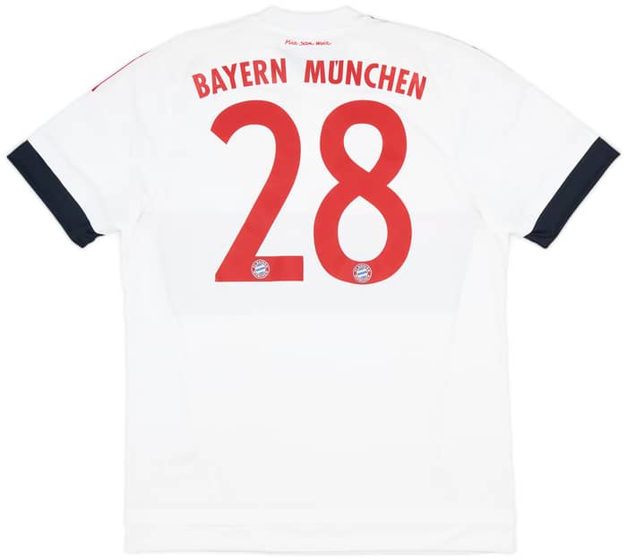 2015-16 Bayern Munich Away Shirt #28 - 9/10 - (L)