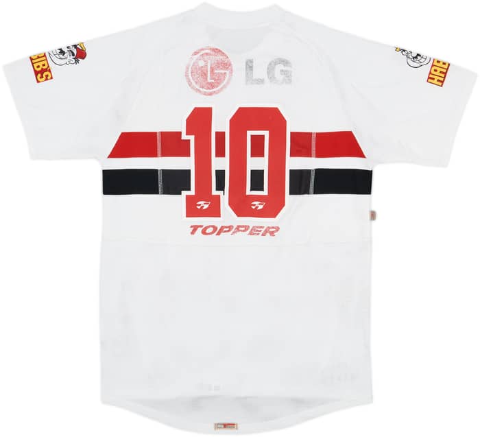 2004 Sao Paulo Home Shirt #10 - 6/10 - (L)
