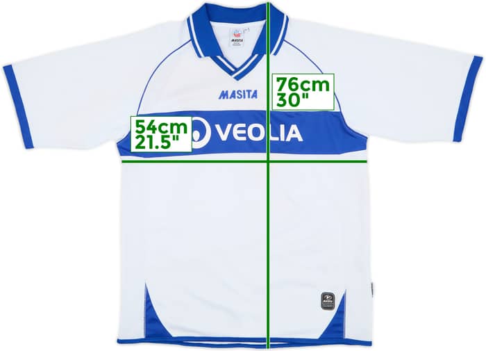 2010-11 Hansa Rostock Home Shirt - 7/10 - (M/L)