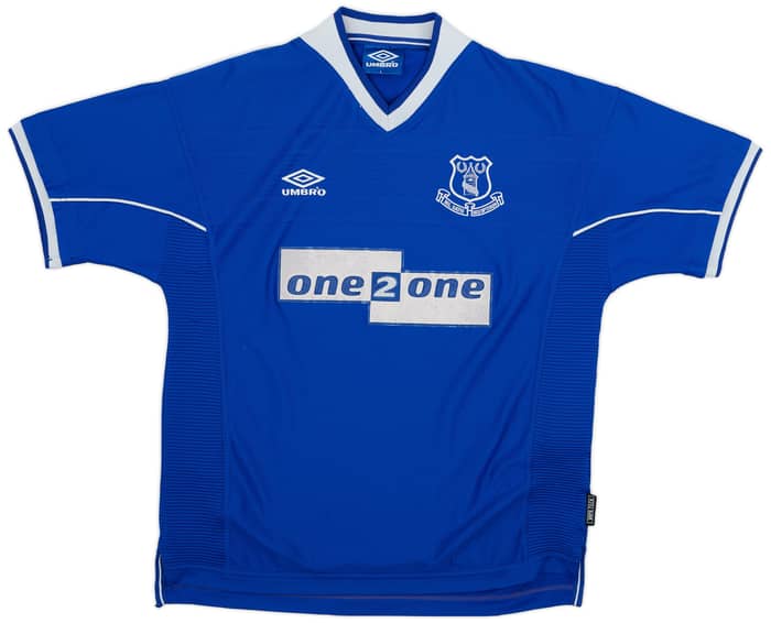 1999-00 Everton Home Shirt Moore #23 - 6/10 - (L)