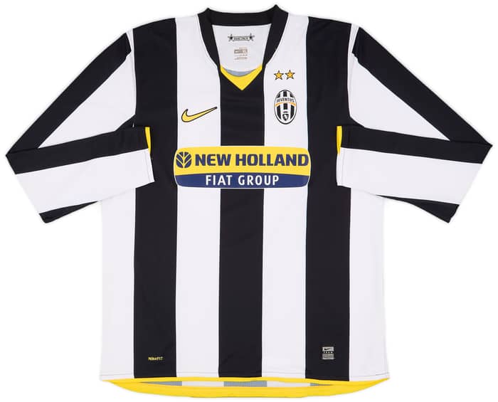 2008-09 Juventus Home L/S Shirt Del Piero #10 - 9/10 - (XL)