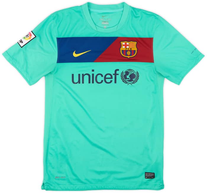 2010-11 Barcelona Away Shirt Messi #10 - 6/10 - (S)