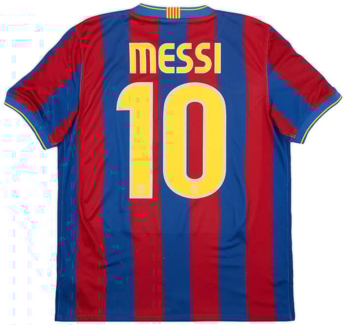 2009-10 Barcelona Home Shirt Messi #10 - 7/10 - (S)