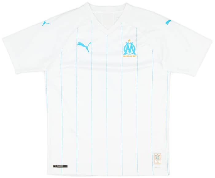2019-20 Olympique Marseille Home Shirt Kamara #4 - 9/10 - (M)