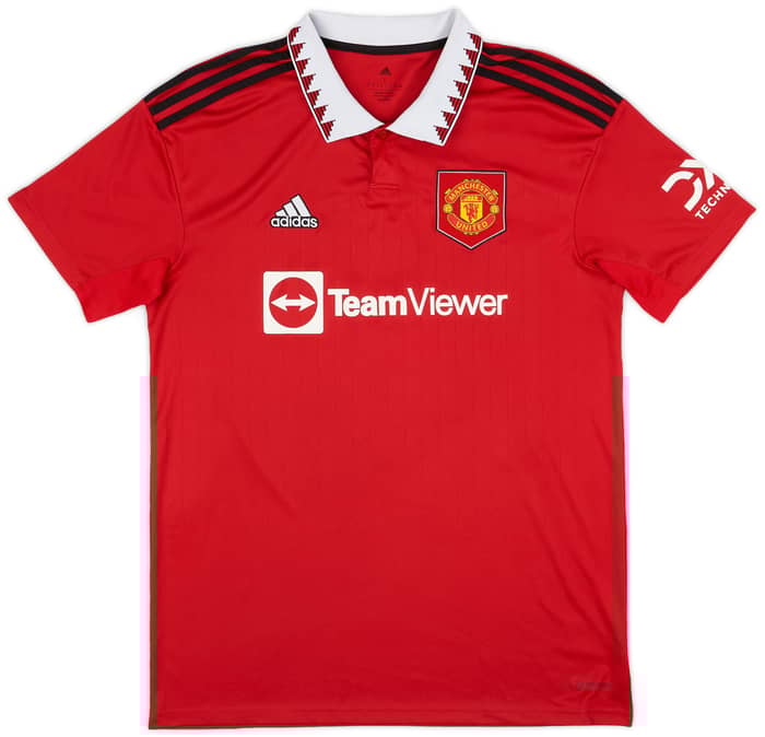 2022-23 Manchester United Home Shirt B.Fernandes #8 - 8/10 - (L)
