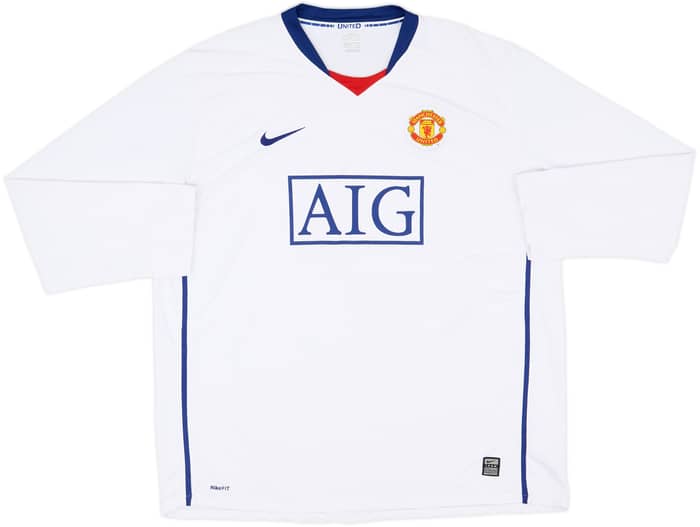 2008-10 Manchester United Away L/S Shirt Rooney #10 - 10/10 - (XXL)
