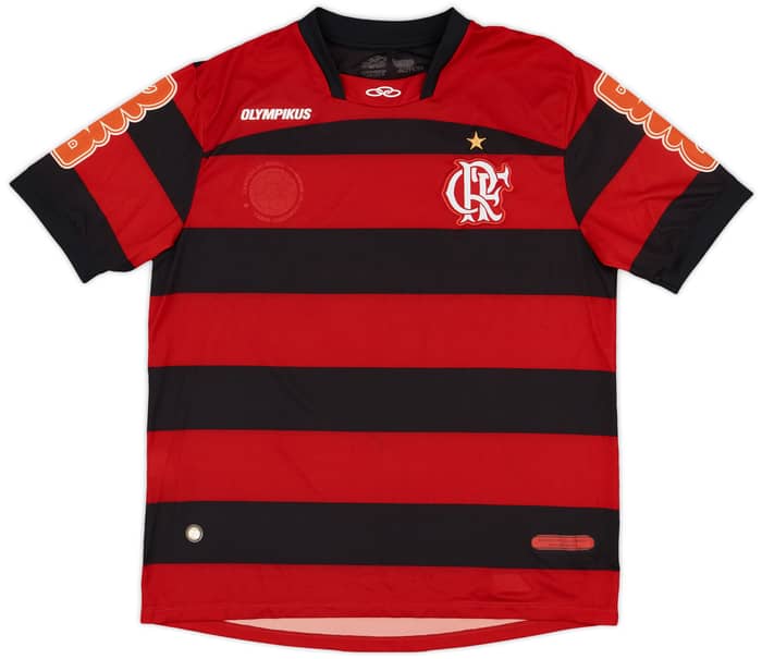 2011-12 Flamengo Home Shirt Ronaldinho #10 - 5/10 - (M)