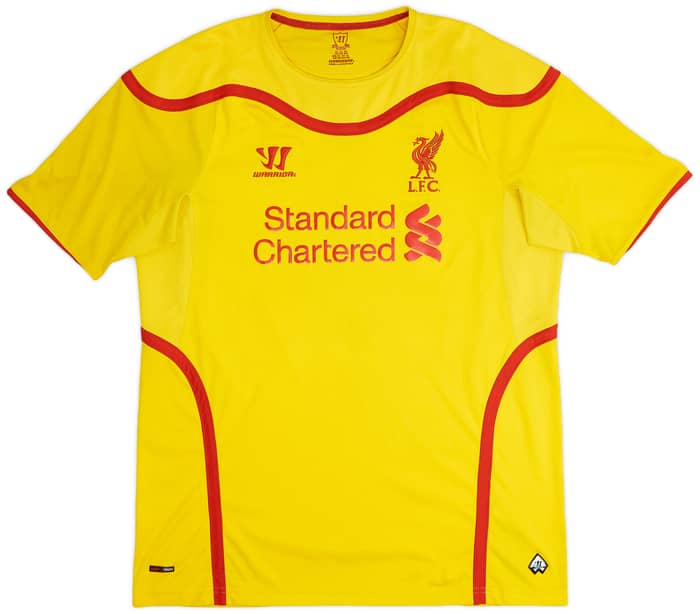 2014-15 Liverpool Away Shirt Gerrard #8 - 7/10 - (XL)