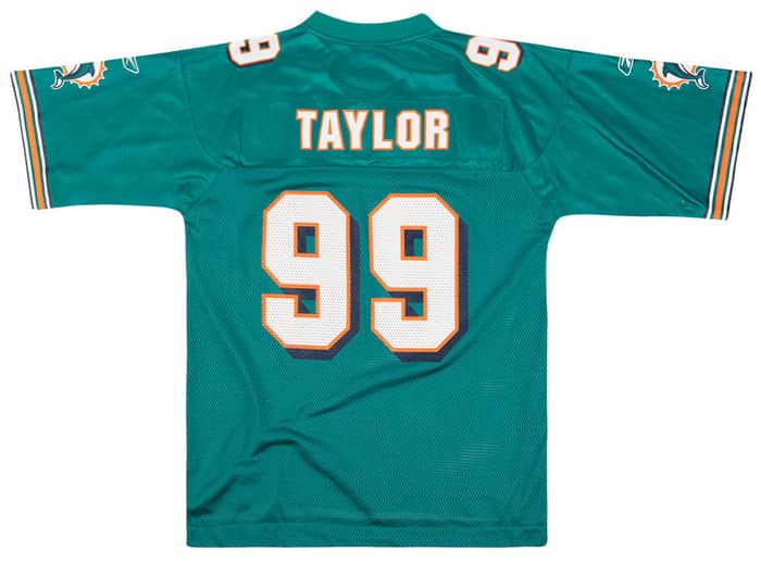 2007 Miami Dolphins Taylor #99 Reebok On Field Jersey (Home) Y